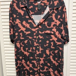 Imperial Motion Vacay Woven Tortoise Camo shirt